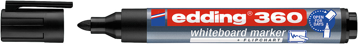 Whiteboardmarker EDDING® 360 - SCHWARZ -  Whiteboardmarker EDDING® 360 - SCHWARZ -