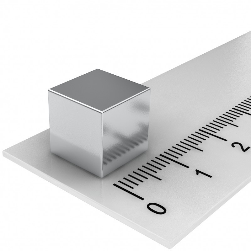 10er Pack Hochleistungs-Würfelmagnete-silber 10x10x10mm    10er Pack Hochleistungs-Würfelmagnete-silber 10x10x10mm