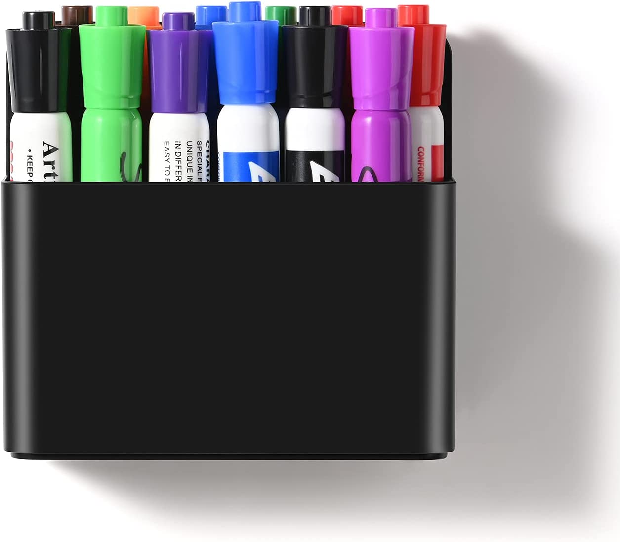 Stifthalter schwarz magnetisch breit- 10cm x 4.0 x 12  Stifthalter schwarz magnetisch breit- 10cm x 4.0 x 12