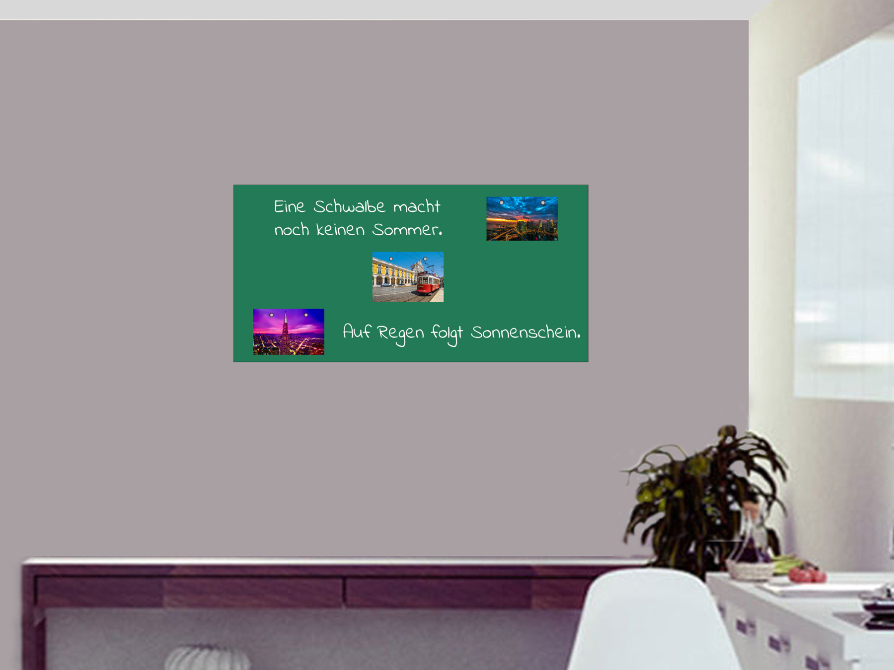 100x50cm | Selbstklebende magnetische Tafelfolie | Kreidestift | grün 100x50cm | Selbstklebende magnetische Tafelfolie | Kreidestift | grün