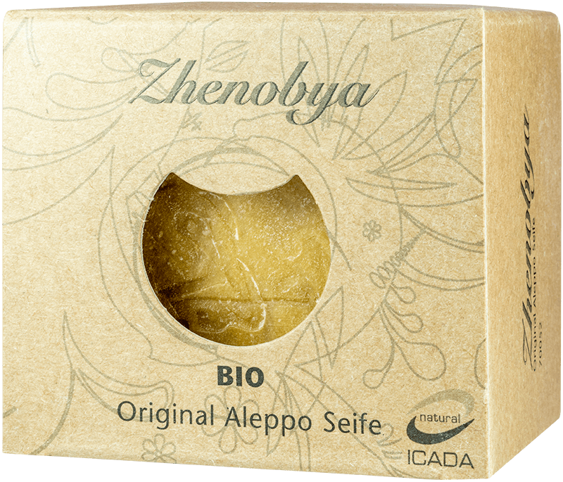 Zhenobya Original Alepposeife Olivenöl ohne Hintergrund