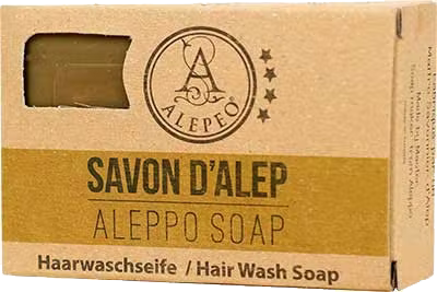 Alepposeife Haarwaschseife mit Mandelöl und Propolis ohne Hintergrund