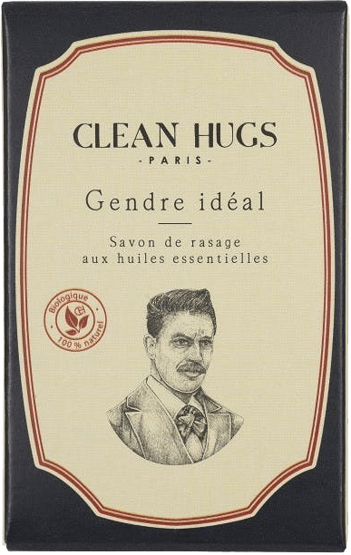 Clean Hugs Bio-Rasierseife Gendre idéal ohne Hintergrund
