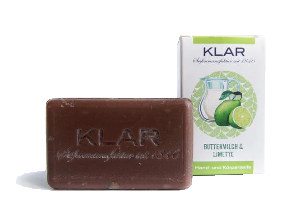 Klar`s Buttermilch & Limette Seife ohne Hintergrund