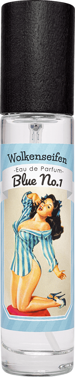 Eau de Parfum Blue No. 1 ohne Hintergrund