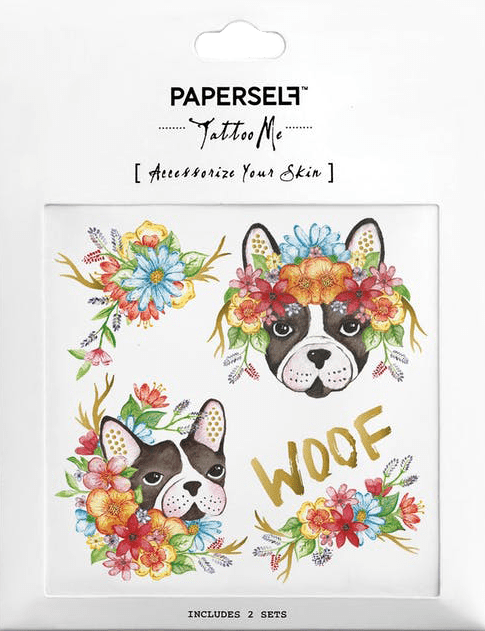 Paperself Tattoo Woof ohne Hintergrund