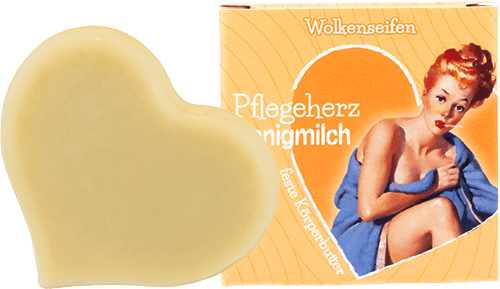 Pflegeherz Honigmilch ohne Hintergrund