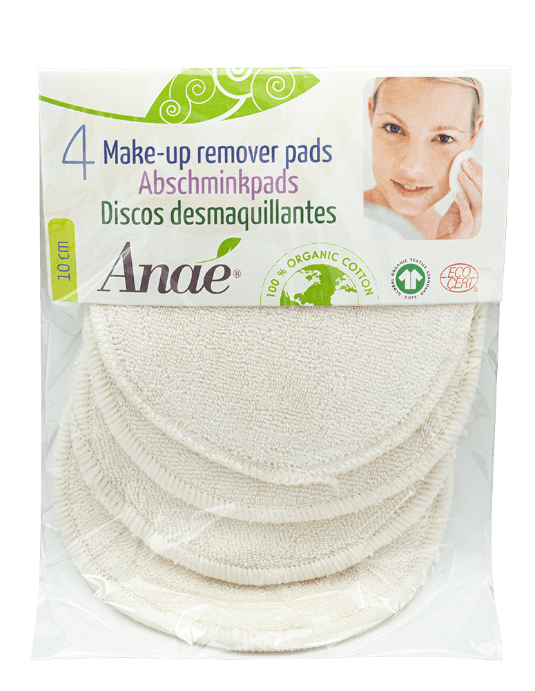 Anaé Abschminkpads aus Biobaumwolle ohne Hintergrund
