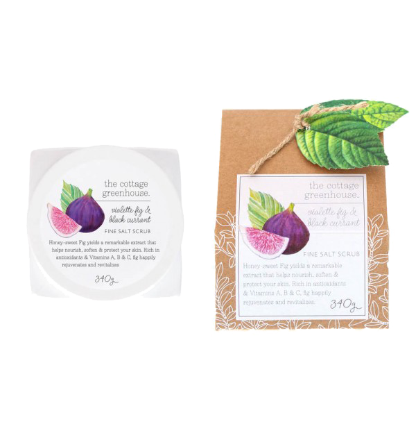 Cottage Greenhouse Bodyscrub Violet Fig & Black Currant ohne Hintergrund