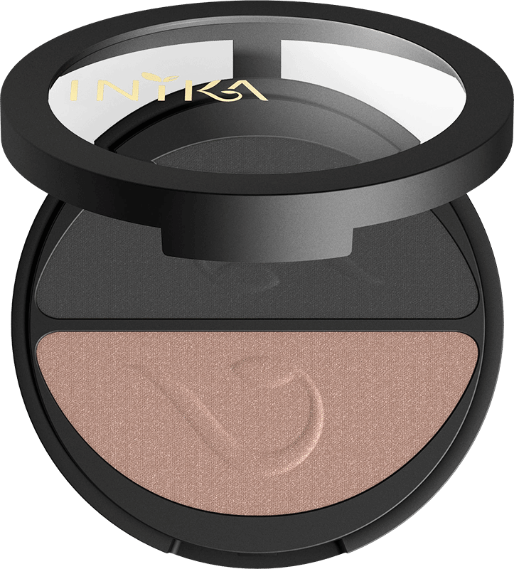 Inika Mineral Eye Shadow Duo Black Sand ohne Hintergrund