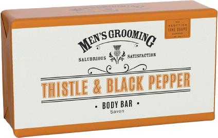Thistle & Black Pepper Body Bar Duschseife ohne Hintergrund