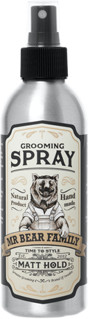 Mr Bear Family Grooming Spray Matt Hold ohne Hintergrund
