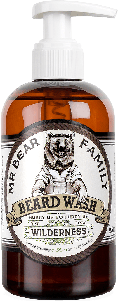 Mr Bear Family Beard Wash Wilderness ohne Hintergrund