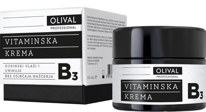 Olival Gesichtscreme Vitamin B3 ohne Hintergrund