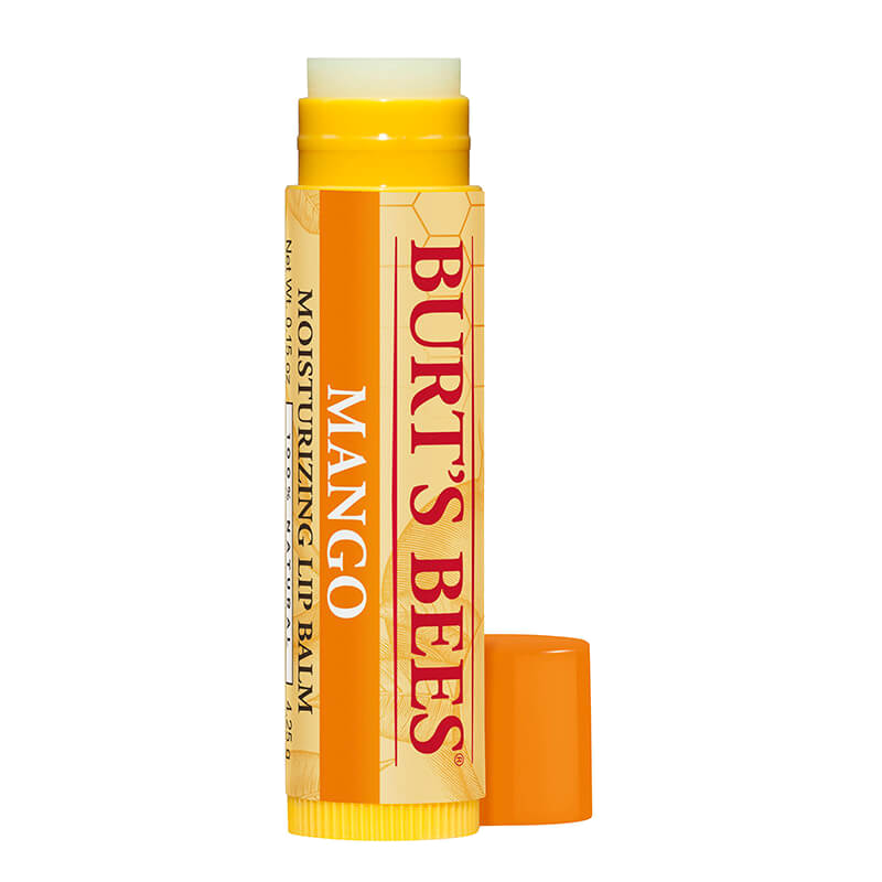 Burt`s Bees Mango Lip Balm Stick ohne Hintergrund