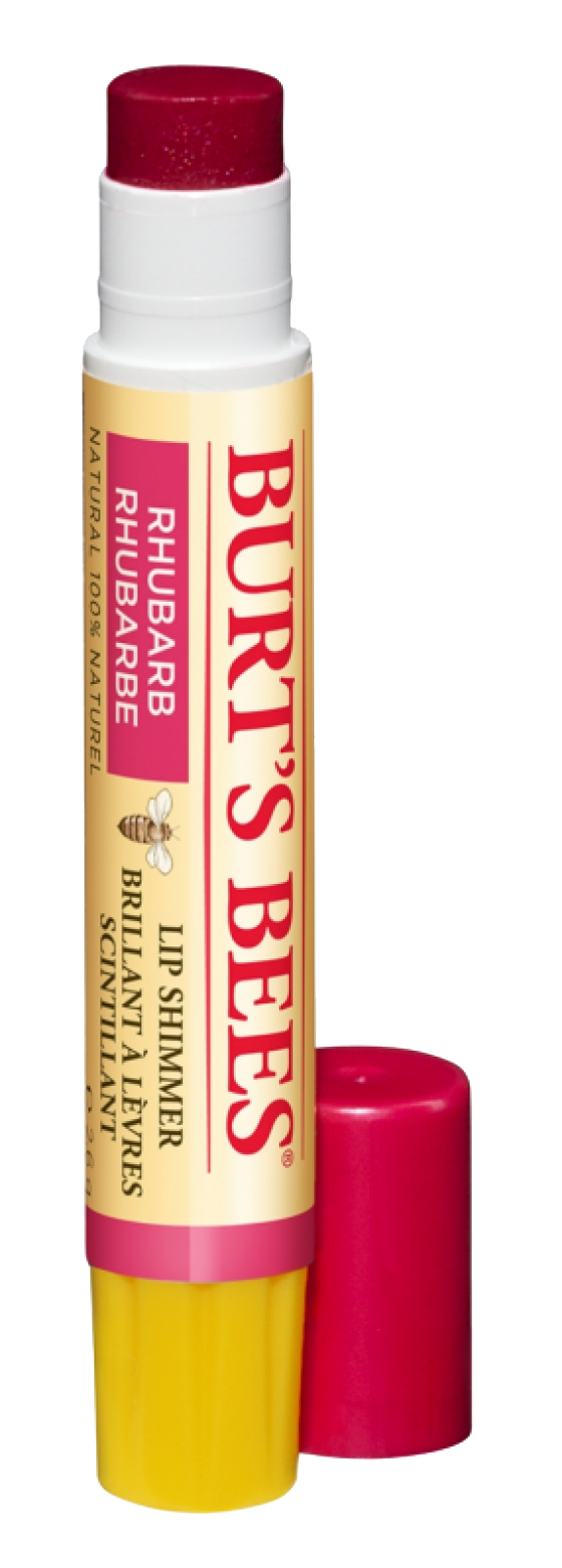 Burt`s Bees Lip Shimmers Rhubarb ohne Hintergrund