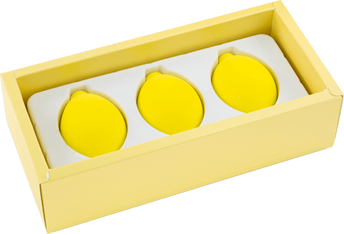 Make-Up-Ei Früchte ohne Hintergrund