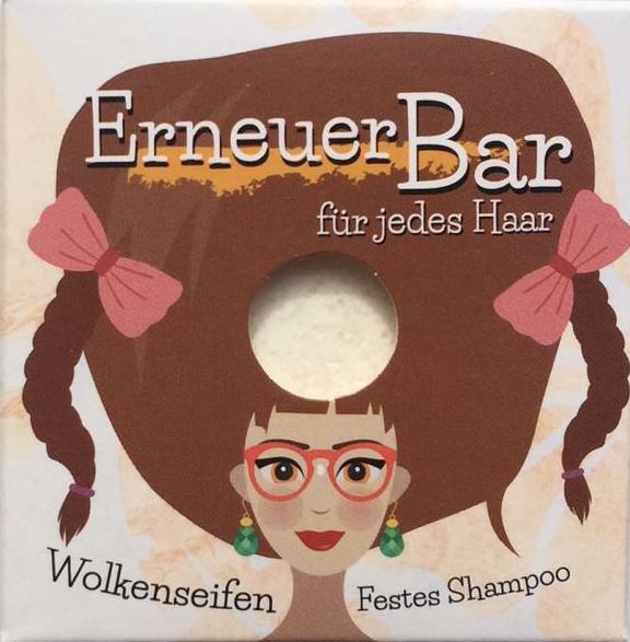 Wolkenseifen Festes Shampoo Erneuer-Bar ohne Hintergrund