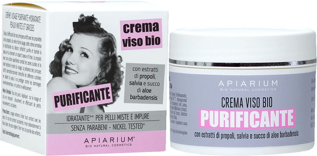 Apiarium Bio Feuchtigkeitscreme für Mischhaut ohne Hintergrund