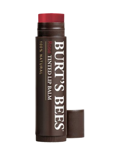 Burt`s Bees Tinted Lip Balm Rose ohne Hintergrund