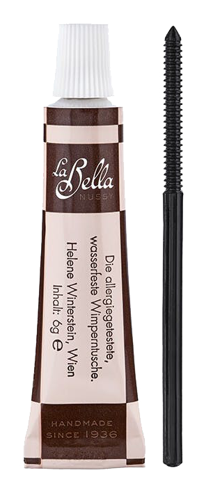 La Bella Nussy Vintage-Mascara Classic Braun ohne Hintergrund