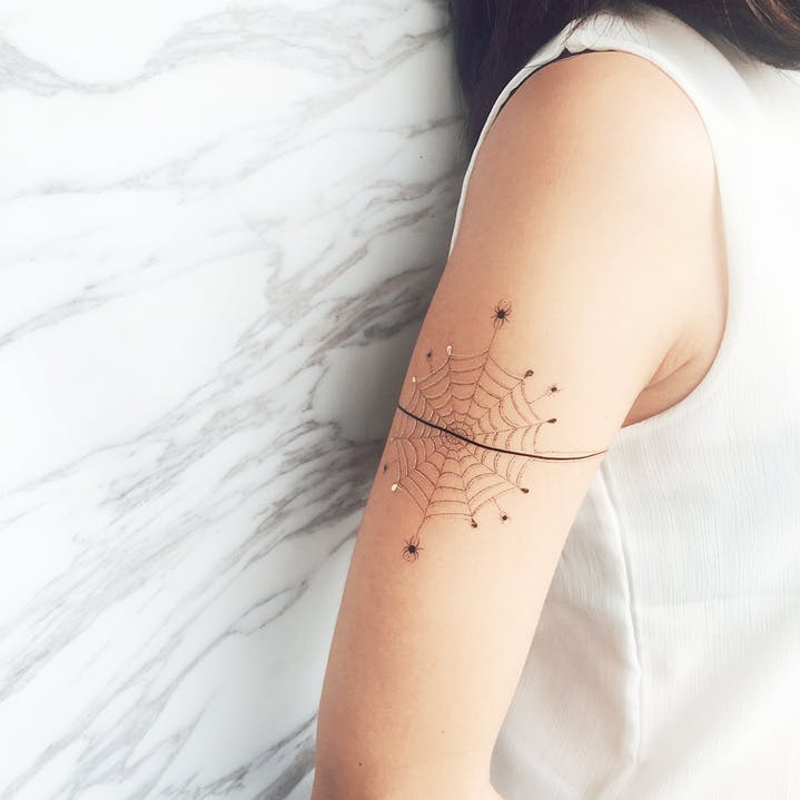 Paperself Tattoo Halloween Spider