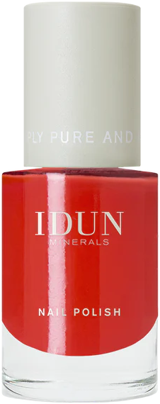 IDUN Minerals Nagellack Korall ohne Hintergrund