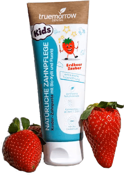 Truemorrow Kinderzahnpasta Erdbeer-zauber