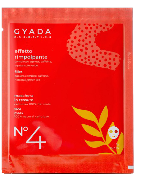 Gyada Cosmetics Aufpolsternde Tuch-Gesichts-Maske No. 4 ohne Hintergrund