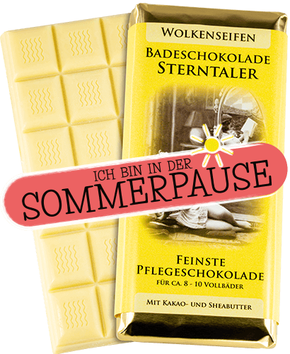 Badeschokolade Sterntaler ohne Hintergrund