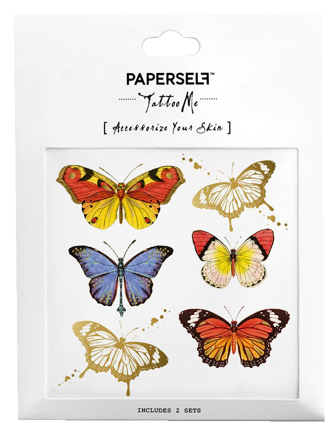 Paperself Tattoo Butterflies
