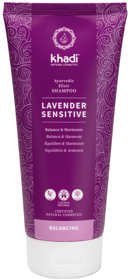 Khadi Lavender Sensitive Shampoo ohne Hintergrund