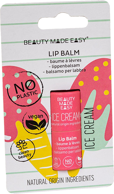 Beauty Made Easy Lippenbalsam Ice Cream ohne Hintergrund
