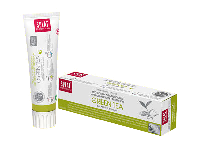 SPLAT Green Tea Zahncreme ohne Hintergrund