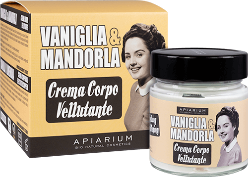 Apiarium Bio Körpercreme Vanille & Mandel ohne Hintergrund