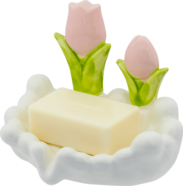 Seifenablage Weiß Tulpe