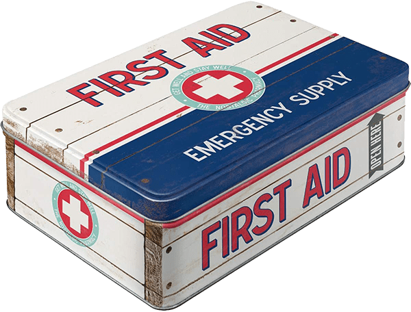 Geschenkset First Aid blau
