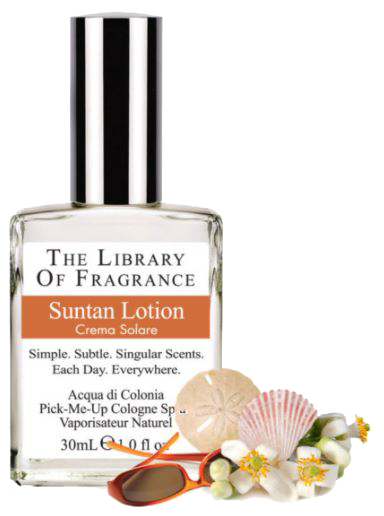Library of Fragrance Suntan Lotion ohne Hintergrund