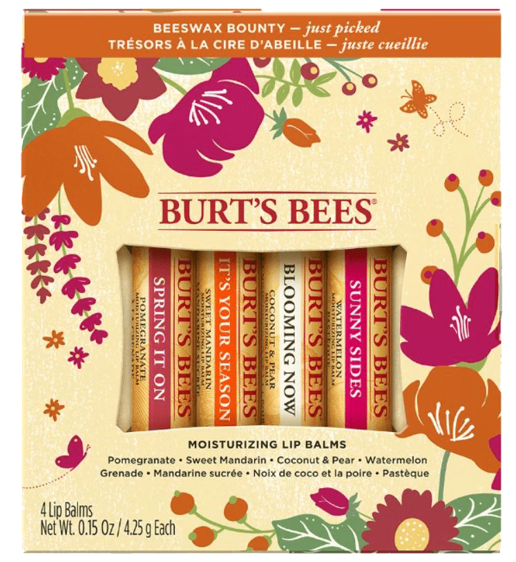 Burt`s Bees Just Picked Lip Balm Set ohne Hintergrund