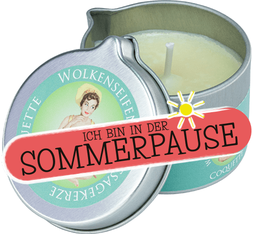 Wolkenseifen Körperöl- und Pflegekerze Coquette ohne Hintergrund