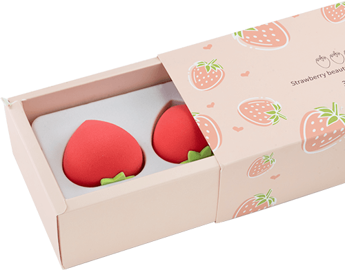 Make-Up-Eier Früchte Erdbeere