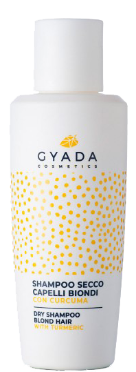 Gyada Cosmetics Trockenshampoo Blondes Haar ohne Hintergrund