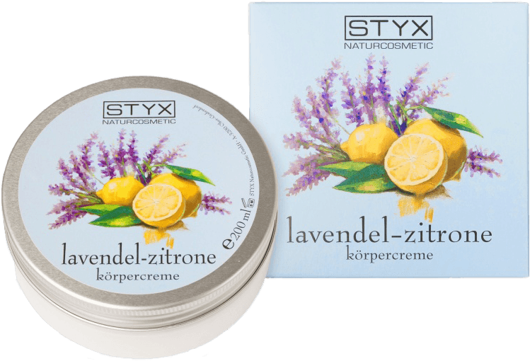 Styx Körpercreme Lavendel-Zitrone ohne Hintergrund