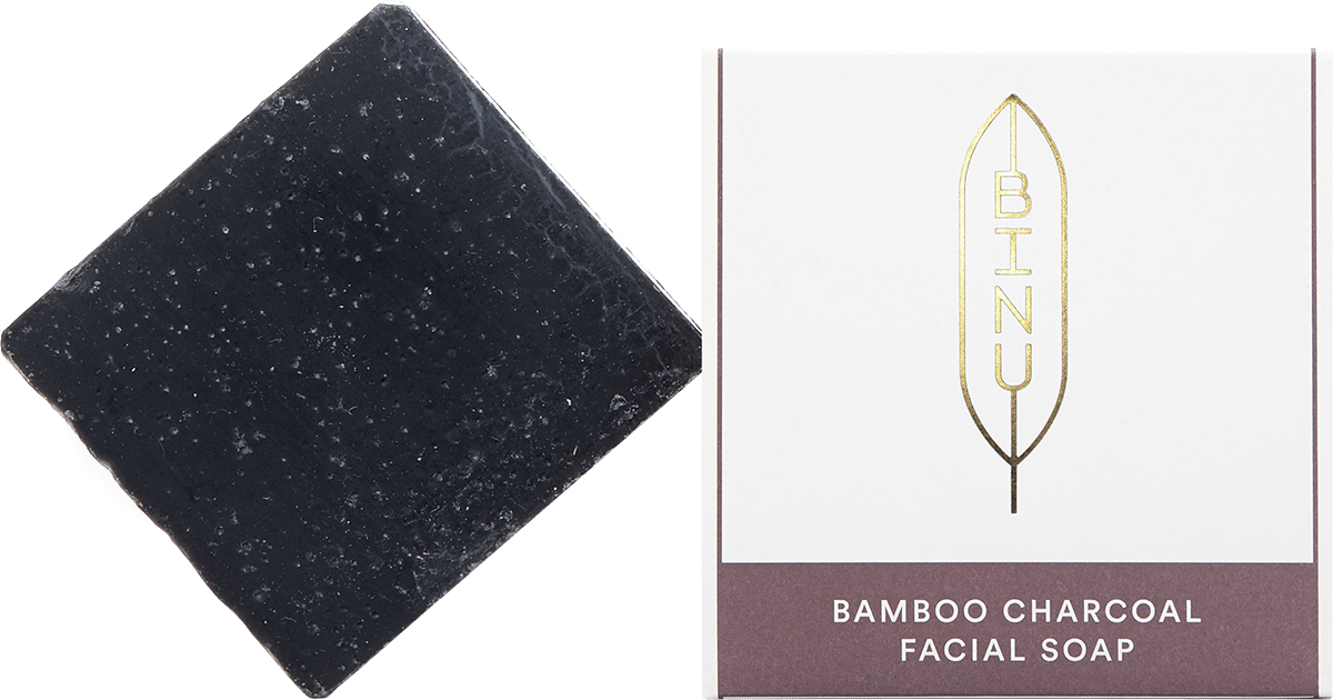 Binu Bamboo Charcoal Facial Soap ohne Hintergrund