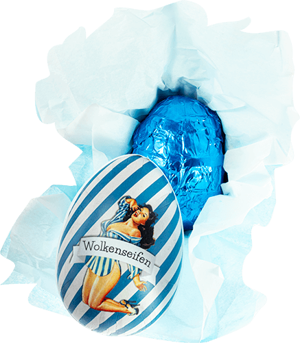 Pflege-Ei im Osterei Blue No. 1