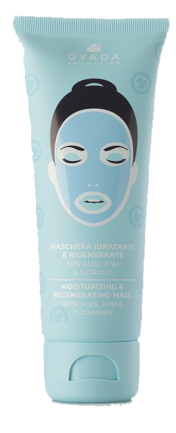 Gyada Cosmetics Feuchtigkeitsspendende & Regenerierende Gesichtsmaske ohne Hintergrund