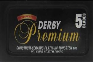 Derby Premium Rasierklingen ohne Hintergrund