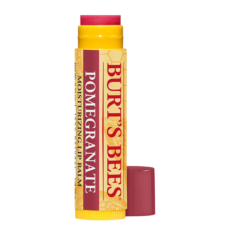 Burt`s Bees Pomegranate Lip Balm Stick ohne Hintergrund