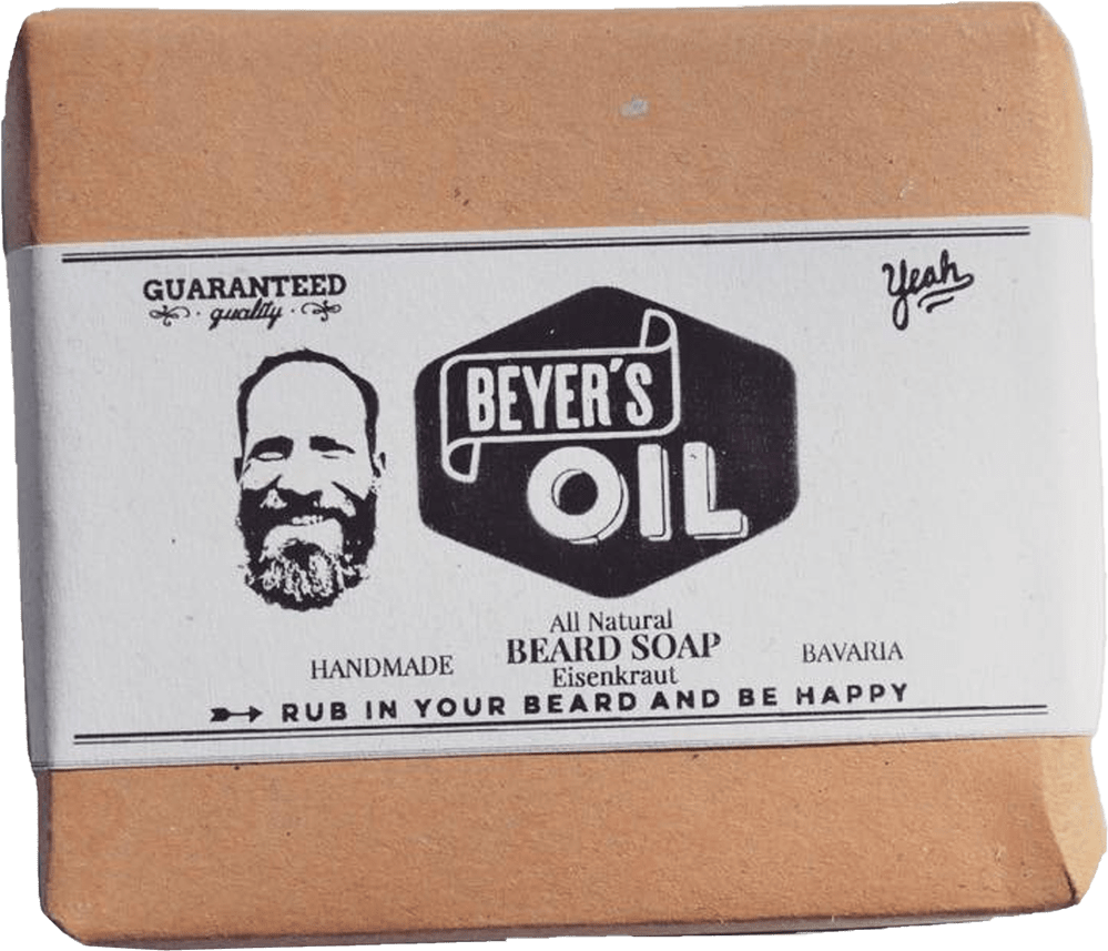 Beyer's Oil Bart- und Haarseife ohne Hintergrund