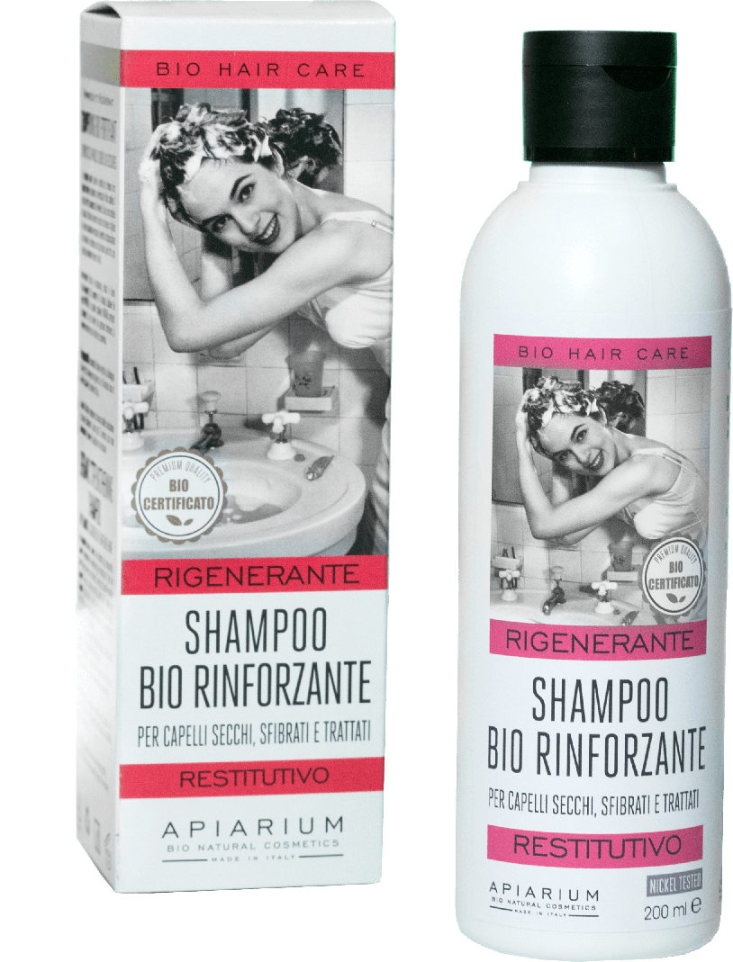 Apiarium Bio Shampoo für gefärbtes und trockenes Haar ohne Hintergrund